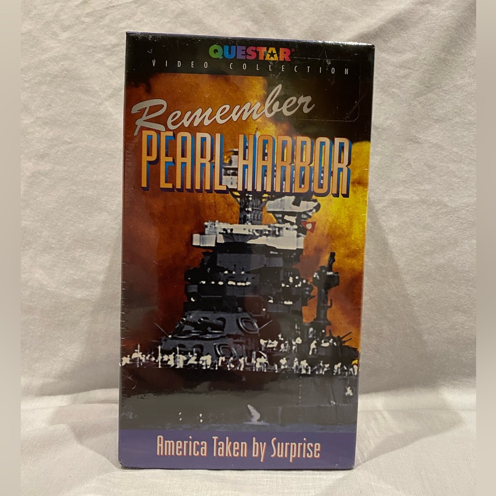 New Sealed “Remember Pearl Harbor, America Taken By Surprise,” VHS Boxed Set